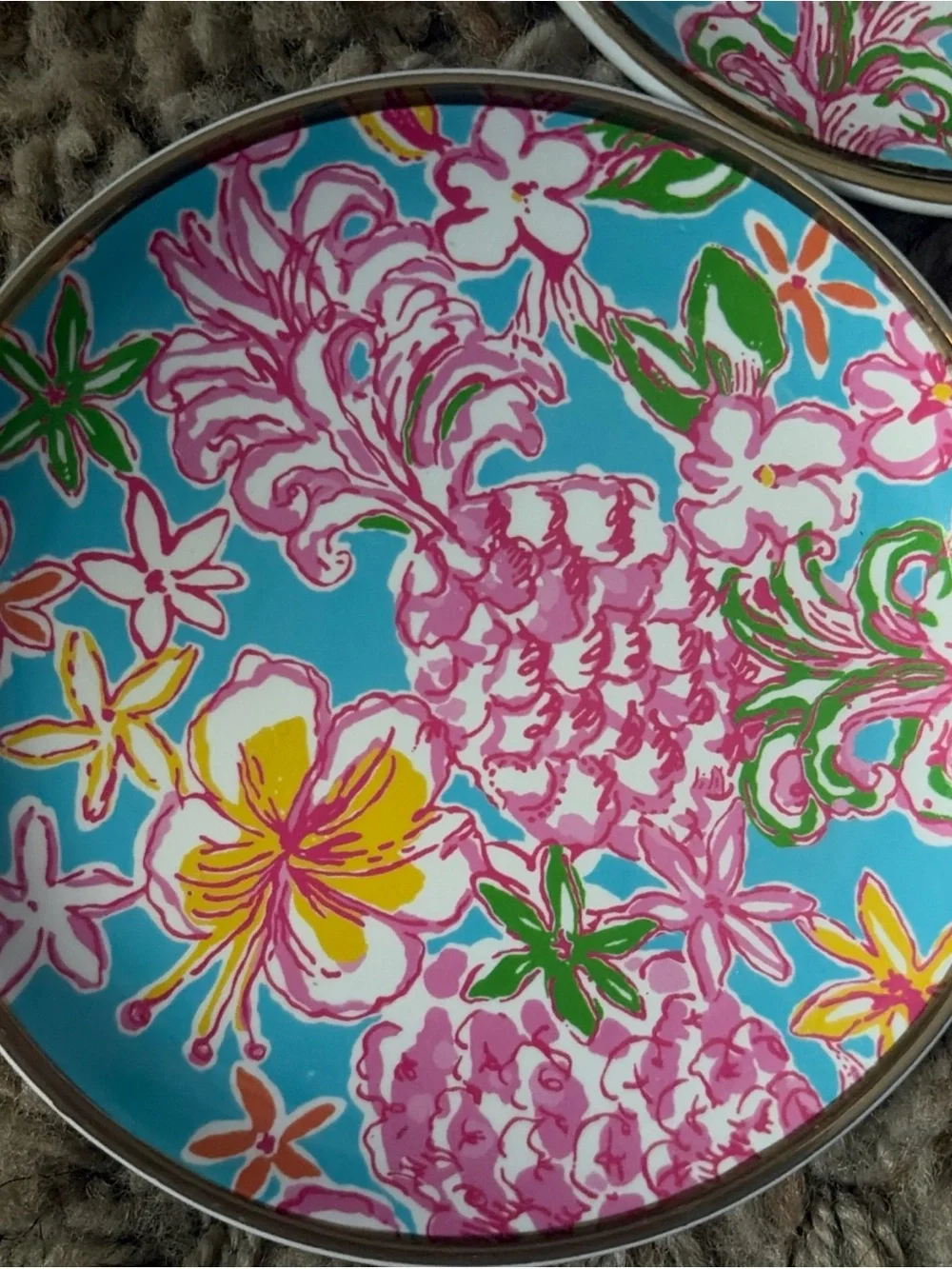 Lilly Pulitzer LOLITA  Ceramic Coaster Set Of 4